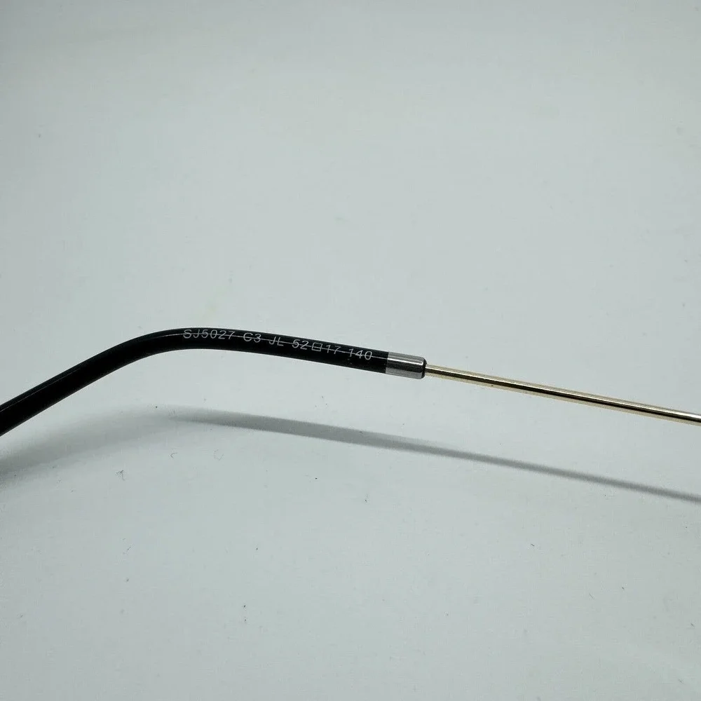 SojoS SJ5027 C3 Oversized Clear‎ Lens Metal Frame Eyeglasses 52-17-140 H9503